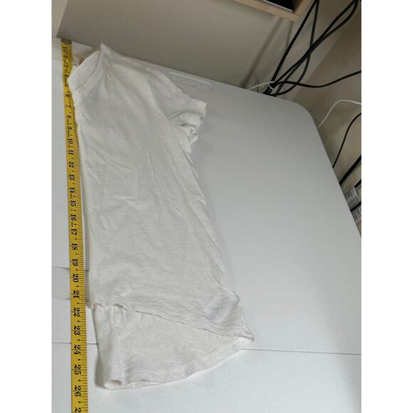 Michael Kors Top Women Small White Sheer Short Sleeve 100% Cotton Capsule Summer - Picture 11 of 11